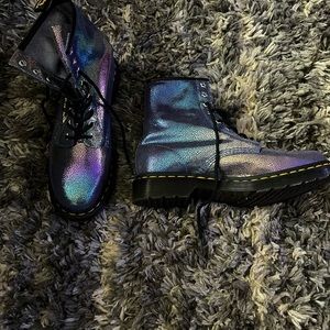 Dr. Martens AirWair Rainbow Ray Boots Size 10